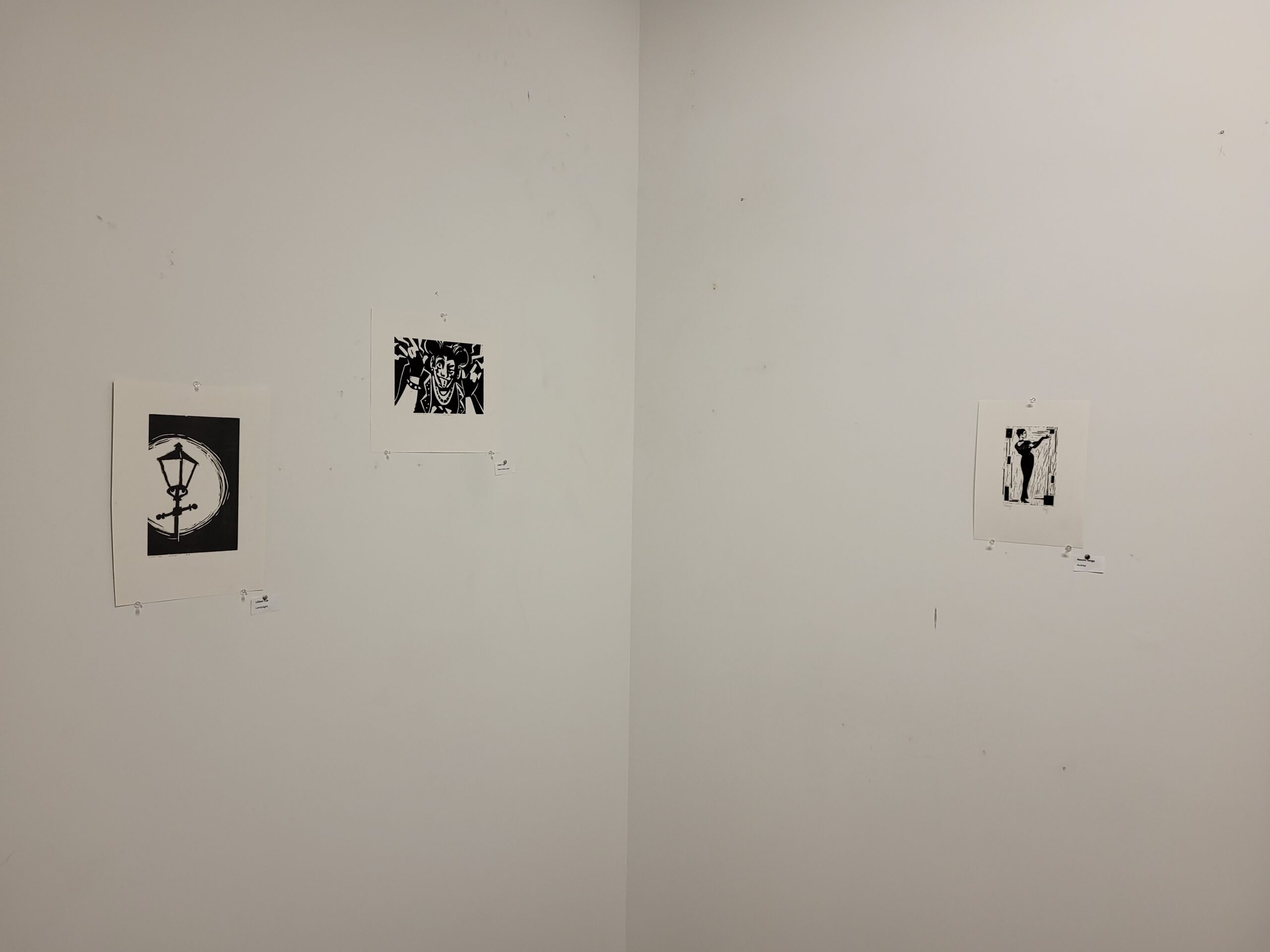 Work By Lillian Tuai (left) Naomi Tange (Right)