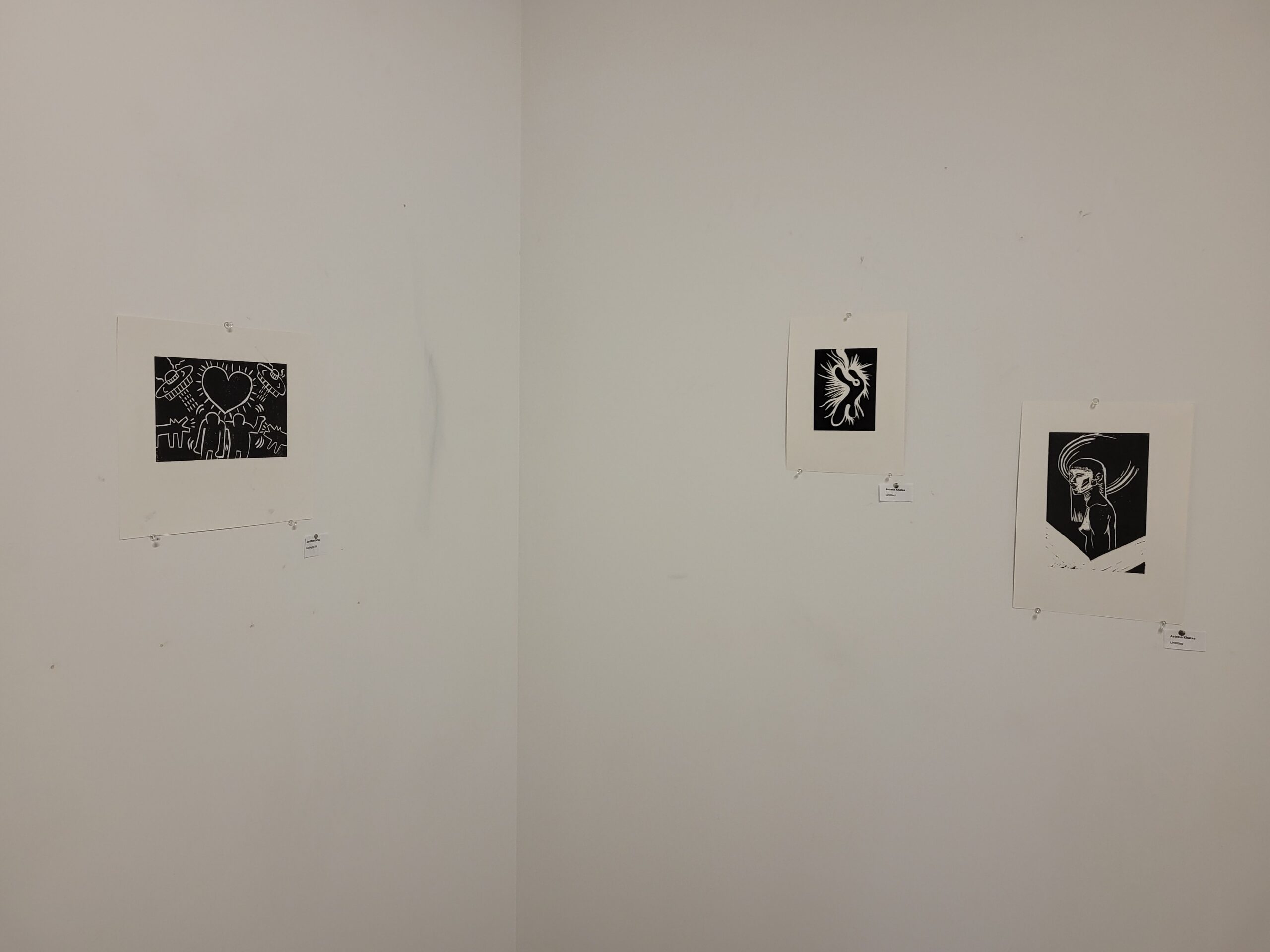 Work by: Jae Won Jang (Left) and  Astrele Khalsa (Right)